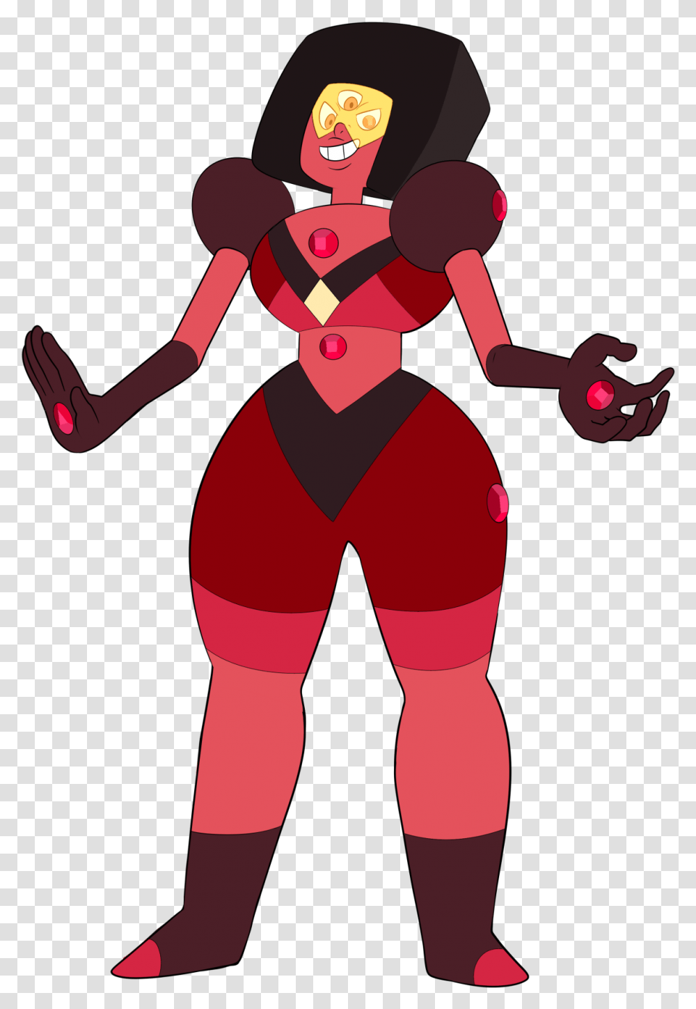 Gemcrust Wikia Steven Universe Ruby Eyeball, Person, People Transparent Png