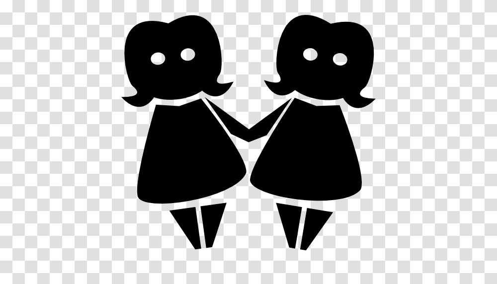 Gemini, Zodiac, Stencil, Silhouette Transparent Png