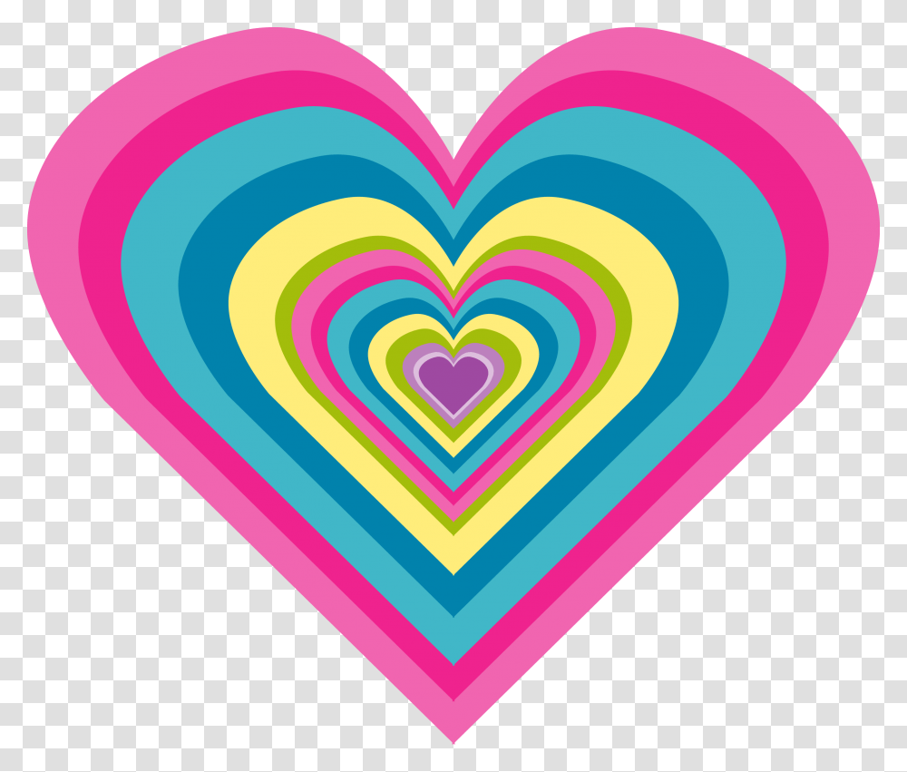 Gems Clipart Rainbow Heart, Rug Transparent Png