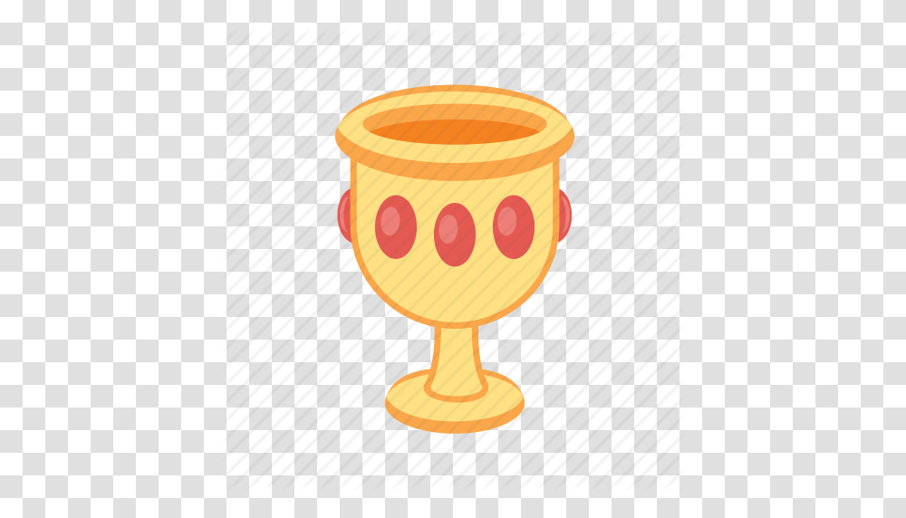 Gems Goblet Gold Treasure Icon, Lamp, Glass, Leisure Activities, Drum Transparent Png