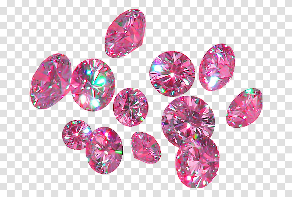 Gems Jewels Pink Shiny Moodboard Rich Sparkle Freet Background Diamonds, Crystal, Accessories, Accessory, Purple Transparent Png