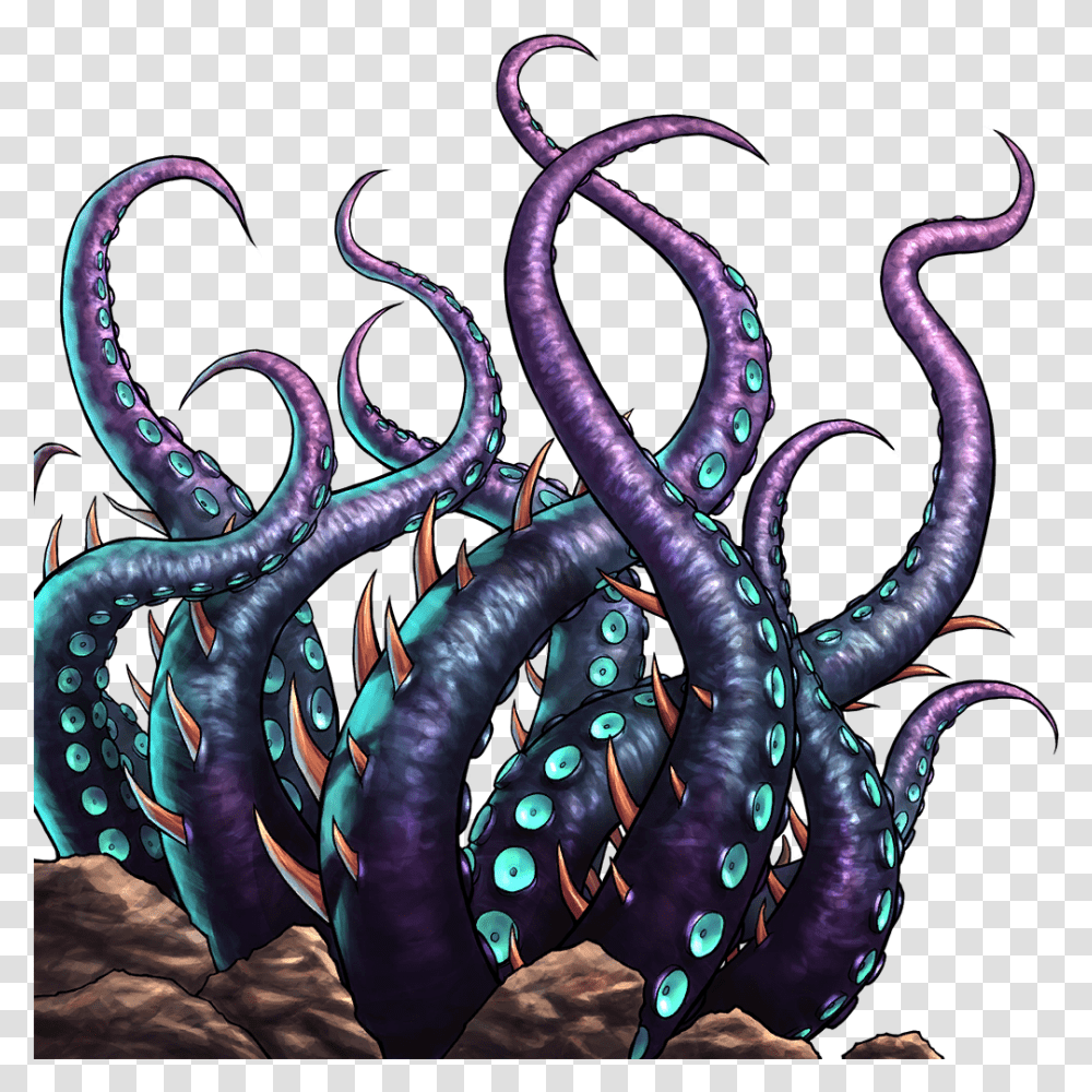 Gems Of War Wikia Tentacles Spell, Sea Life, Animal, Octopus, Invertebrate Transparent Png