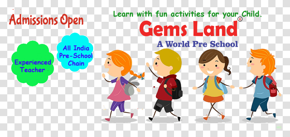Gemsland Kids Preschool Franchise For Play School Theme For Children's Day Celebration, Person, People, Crowd, Kindergarten Transparent Png