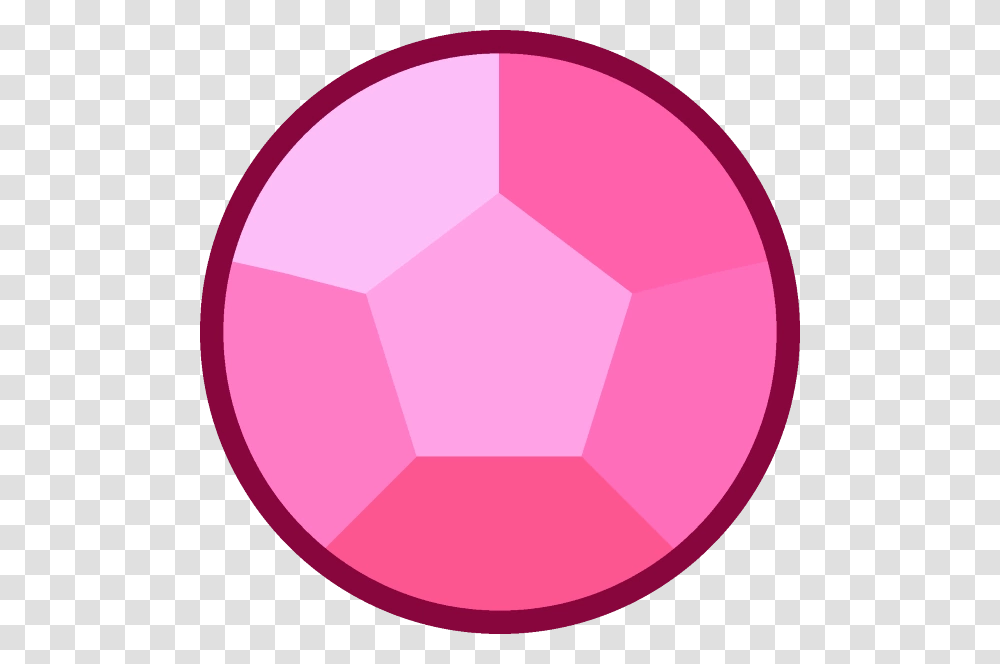 Gemstone Rose Quartz Gemas De Steven Universe, Sphere, Soccer Ball, Football, Team Sport Transparent Png