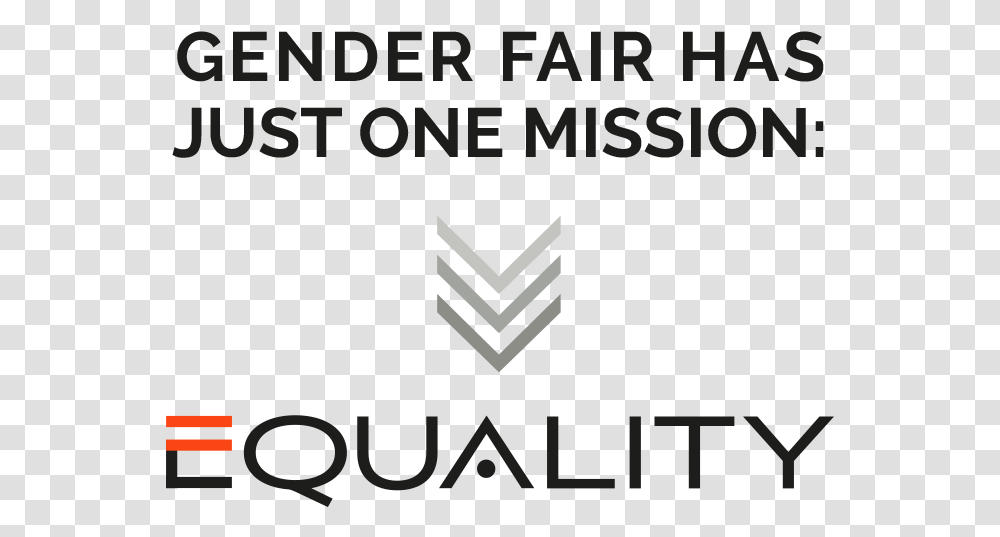 Gender Fair Mission Black And White, Logo, Trademark Transparent Png