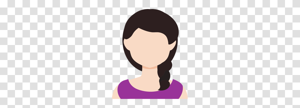 Gender Free Clipart, Person, Face, Head, Hair Transparent Png