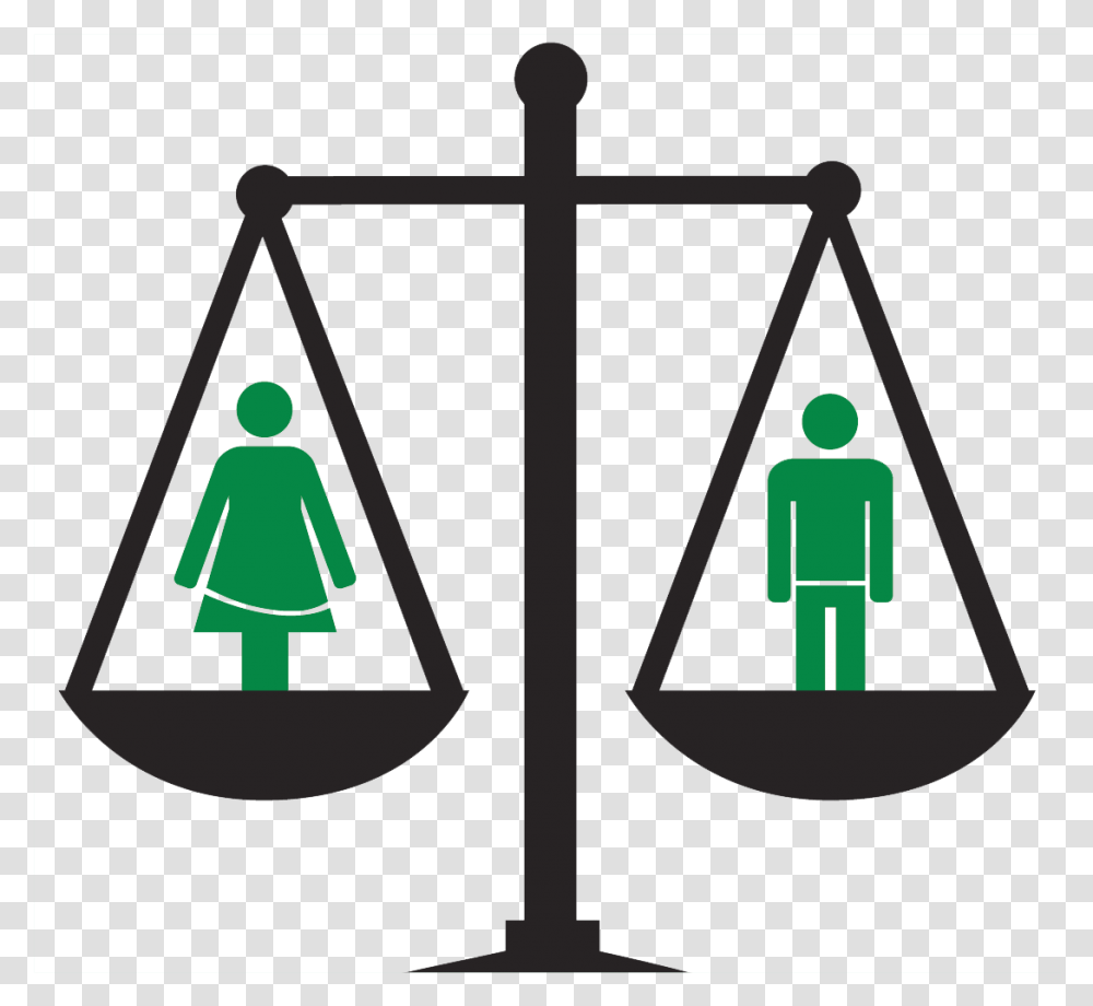 Gender Green Gender Equality Symbol, Triangle, Cone, Cross, Scale Transparent Png