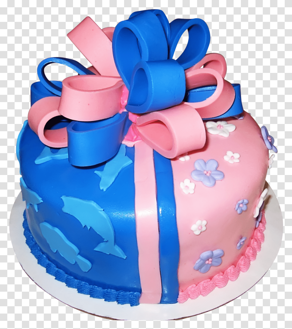 Gender Reveal Fishing Cake, Birthday Cake, Dessert, Food, Sweets Transparent Png