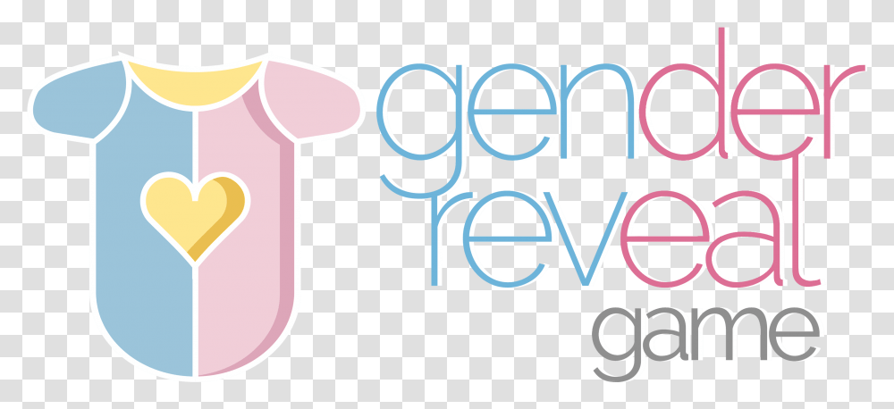Gender Reveal Game Clip Art, Text, Alphabet, Word, Logo Transparent Png