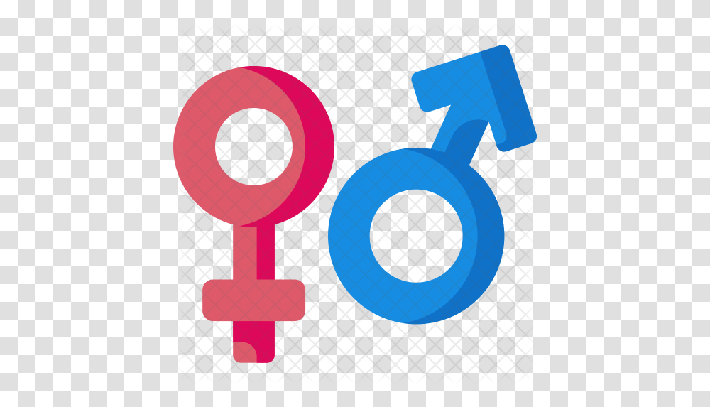 Gender Sign Icon Of Flat Style Louvre, Alphabet, Text, Number, Symbol Transparent Png