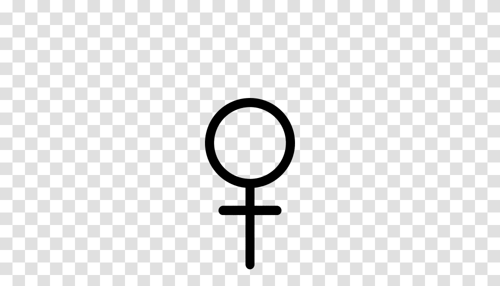 Gender Symbol Female Dark Background, Gray, World Of Warcraft Transparent Png