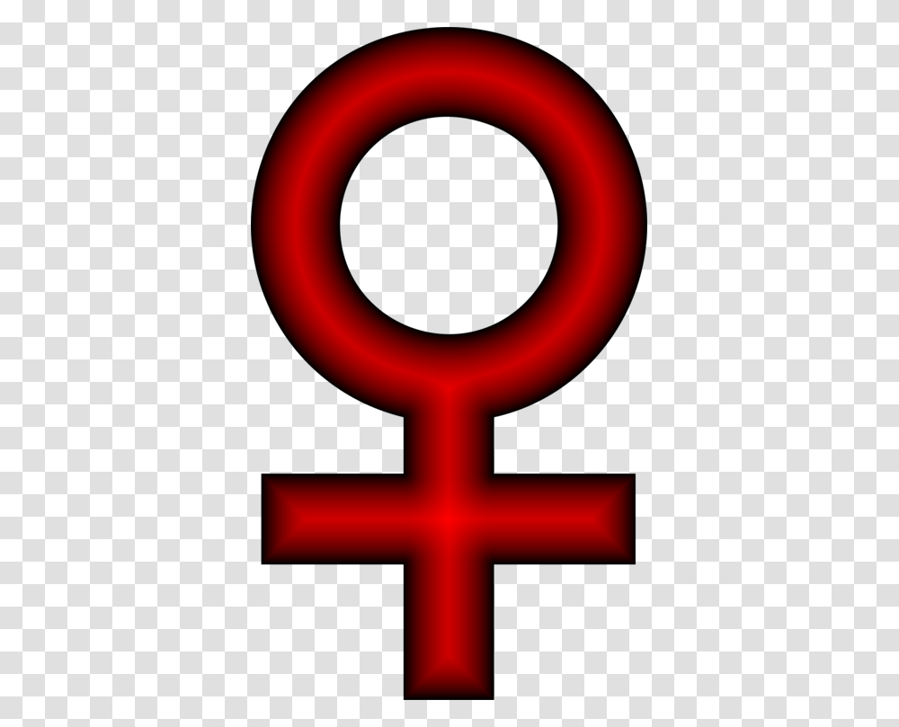 Gender Symbol Female Femininity Sign, Light, Cross, Neon, Flare Transparent Png