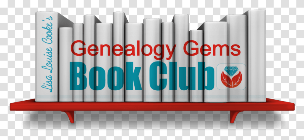 Genealogy Book Club Family History Reading Shelf, Word, Alphabet, Cylinder Transparent Png