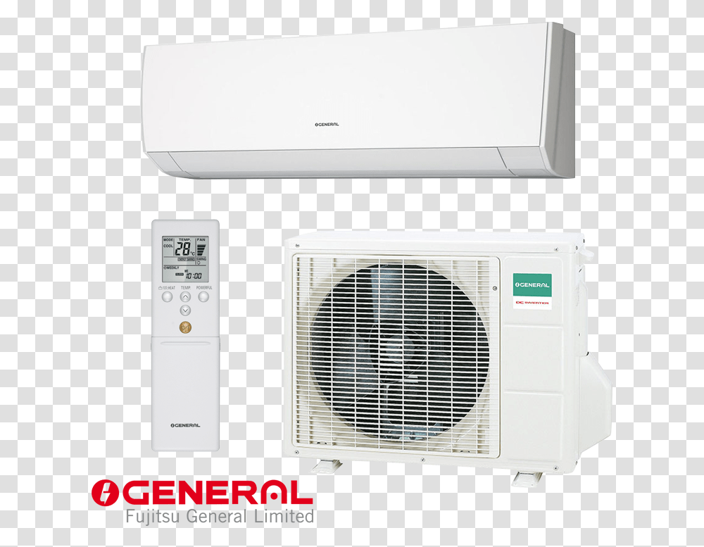 General 1 Ton Ac, Air Conditioner, Appliance, Mobile Phone, Electronics Transparent Png