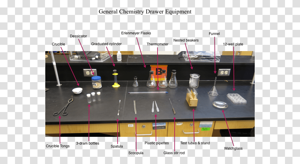 General Chemistry Lab Drawer Equipment Laboratory Equipment In Schools, Shop, Airplane, Vehicle Transparent Png