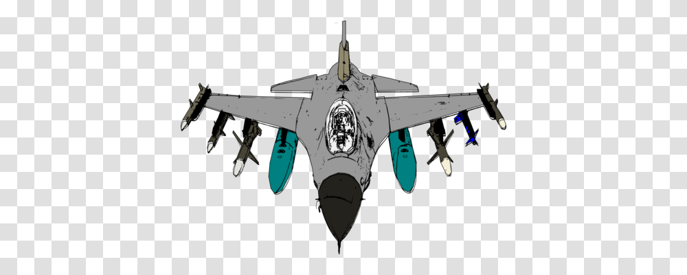 General Dynamics F Fighting Falcon Fighter Aircraft Airplane, Vehicle, Transportation, Jet, Warplane Transparent Png