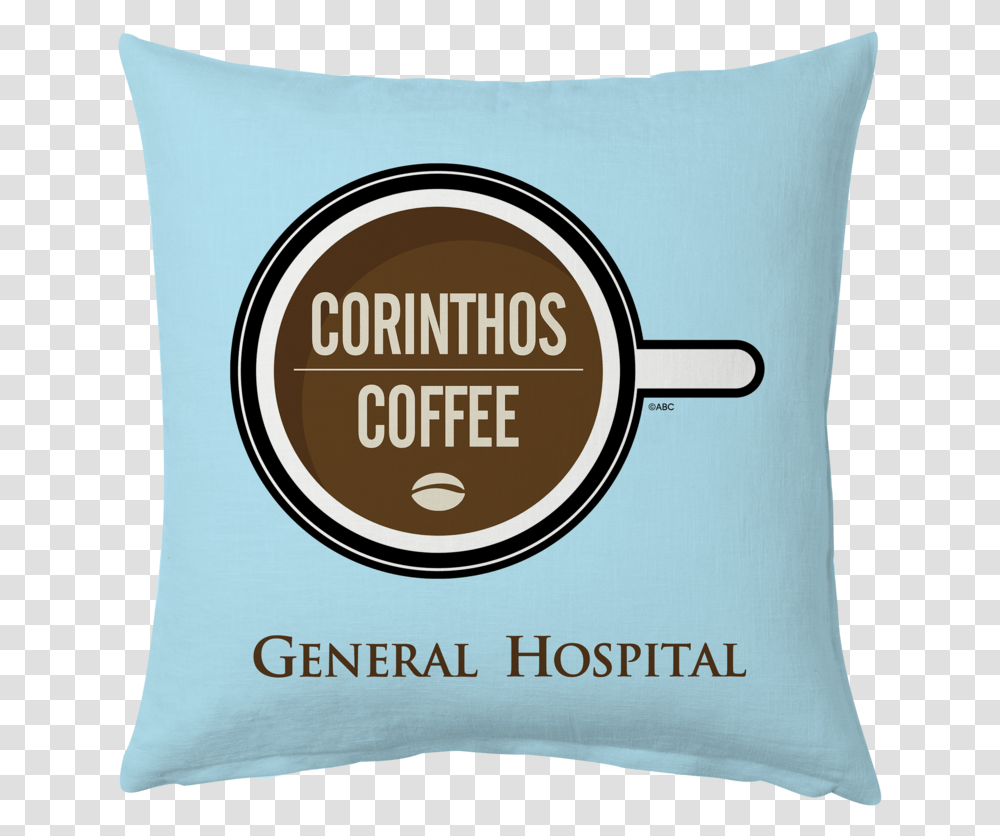 General Hospital Corinthos Coffee Throw Pillow General Hospital, Cushion Transparent Png