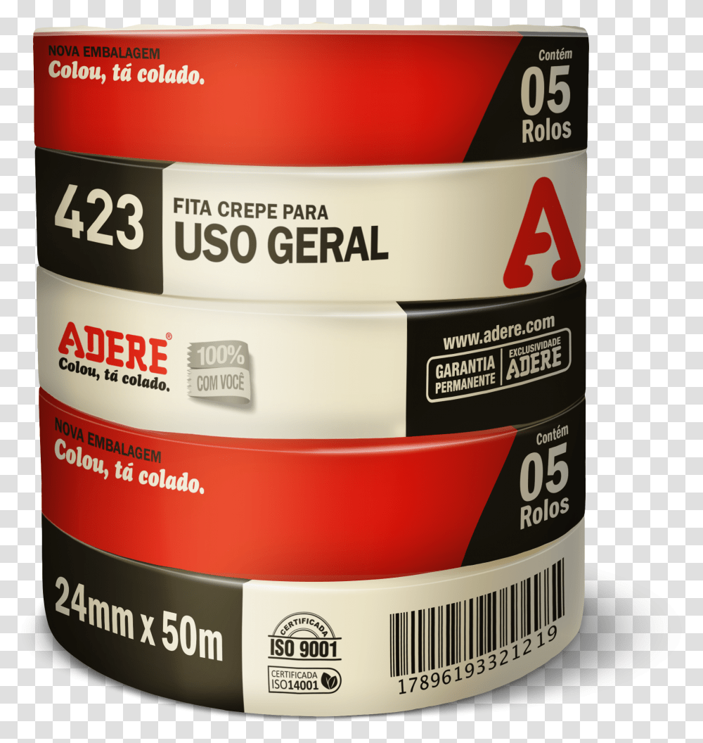 General Purpose Crepe Adhesive Tape Adere, Label, Paint Container, Tin Transparent Png