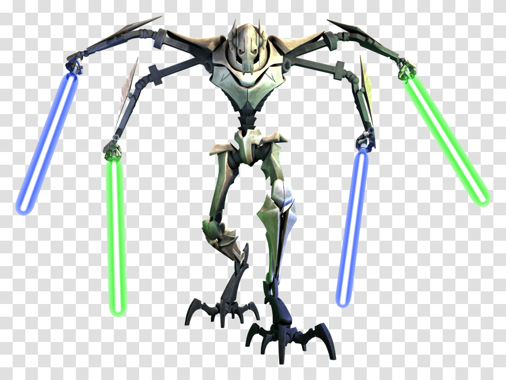 Generalgrievous Detail Star Wars Jedi Robot, Bow, Skeleton, Animal Transparent Png