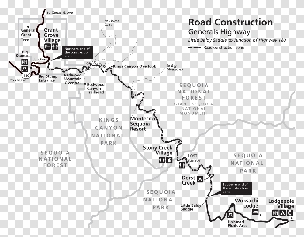Generals Highway, Map, Diagram, Plot, Atlas Transparent Png