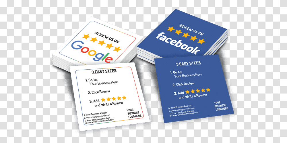 Generate Positive Reviews For Your Business Google Review Business Cards, Text, Paper, Advertisement, Poster Transparent Png