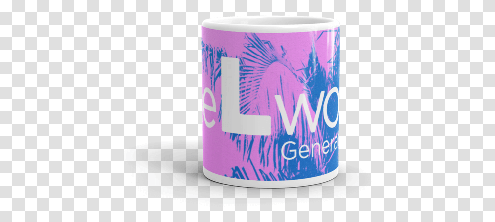 Generation Q Palm Tree Logo Magic Mug, Coffee Cup, Tin, Lamp, Paper Transparent Png