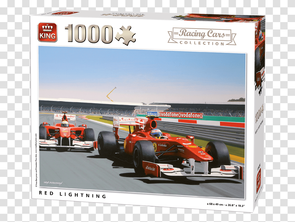 Generic 1000pcs Red Lightning King International Formula 1 Jigsaw Puzzle, Formula One, Car, Vehicle, Transportation Transparent Png