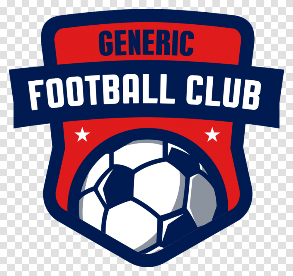 Generic Football Club Logo Generic Football Badge, Soccer Ball, Team Sport, Leisure Activities Transparent Png