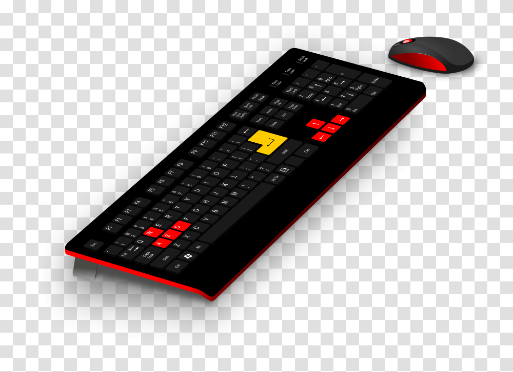 Generic Gaming Keyboardmouse Clip Arts For Web, Computer Keyboard, Computer Hardware, Electronics, Mobile Phone Transparent Png