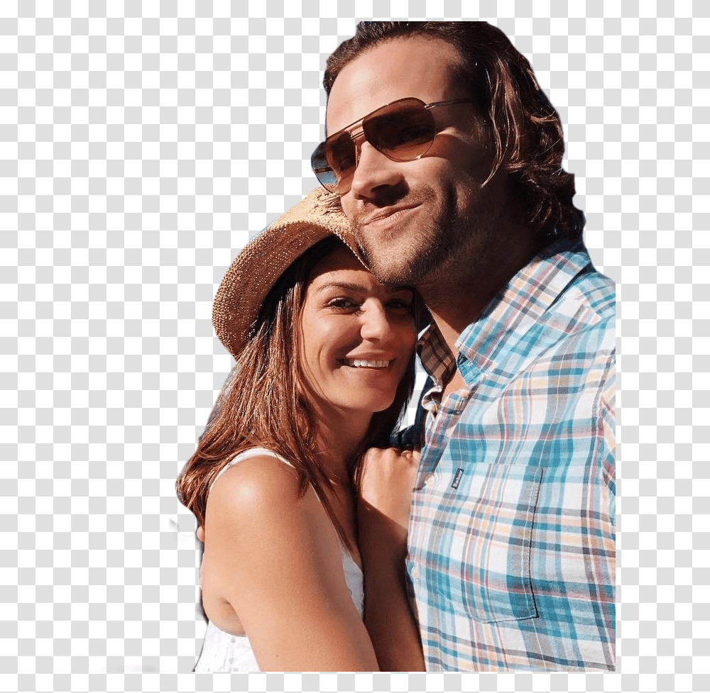 Genevievepadalecki Jared Padalecki Dating, Sunglasses, Person, Face Transparent Png