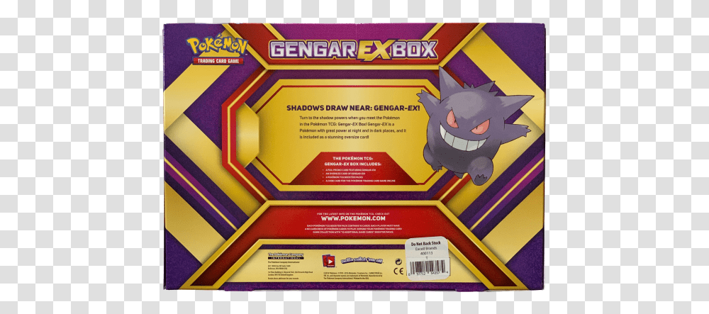 Gengar Ex Box Garys Spoke Mart Pokemon Gengar, Advertisement, Poster, Flyer, Paper Transparent Png