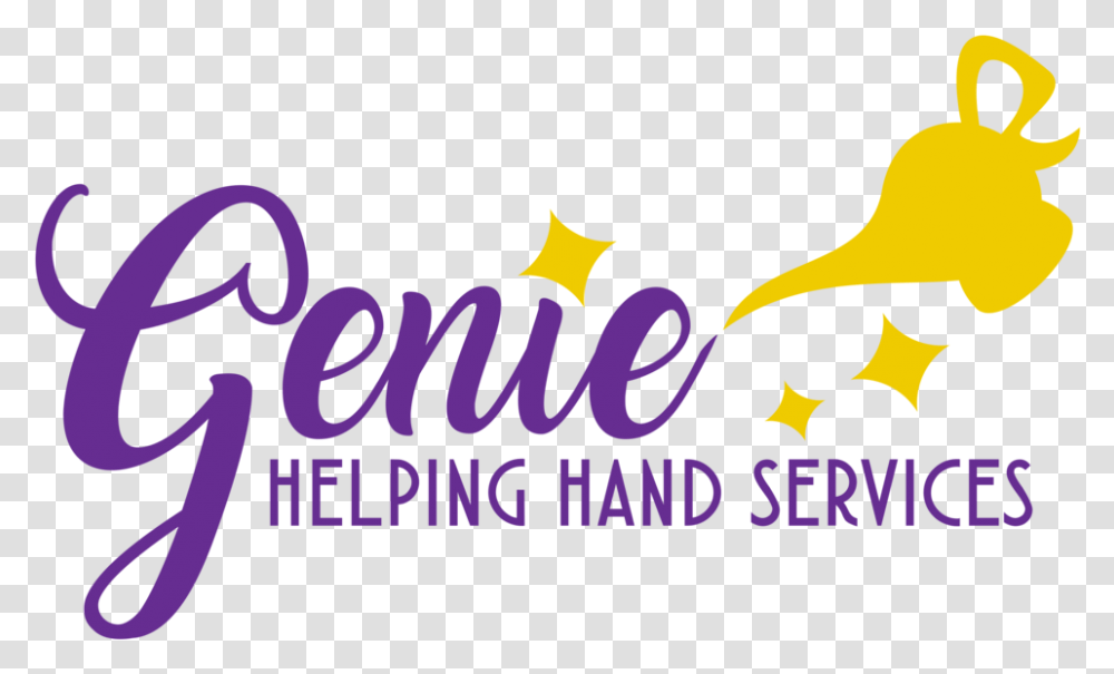 Genie Helping Hand Services, Text, Alphabet, Symbol, Logo Transparent Png