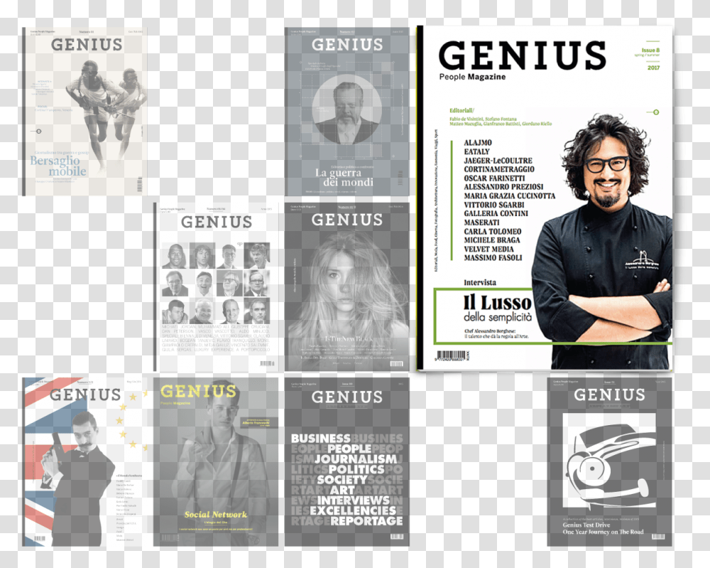 Genius Download Flyer, Person, Poster, Advertisement, Paper Transparent Png