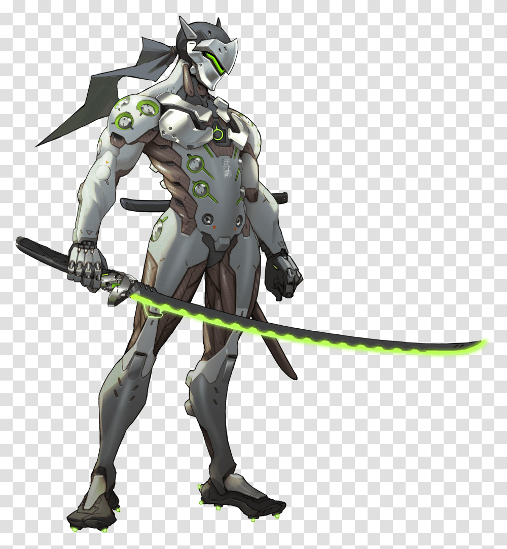 Genji Overwatch, Person, Human, Toy, Armor Transparent Png