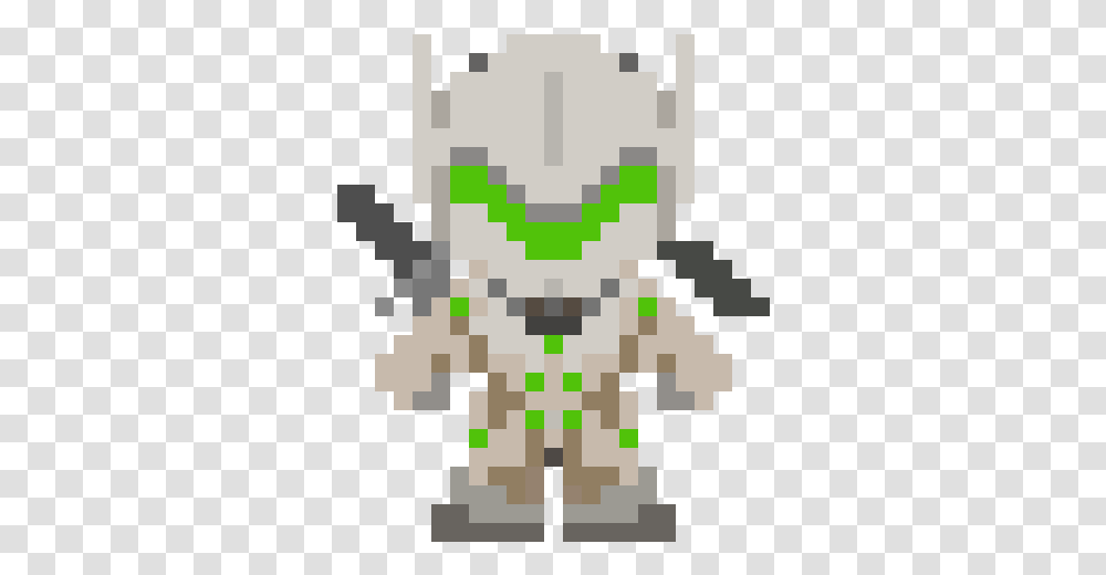 Genji Pixel Art Gif, Rug, Pillow, Cushion, Minecraft Transparent Png