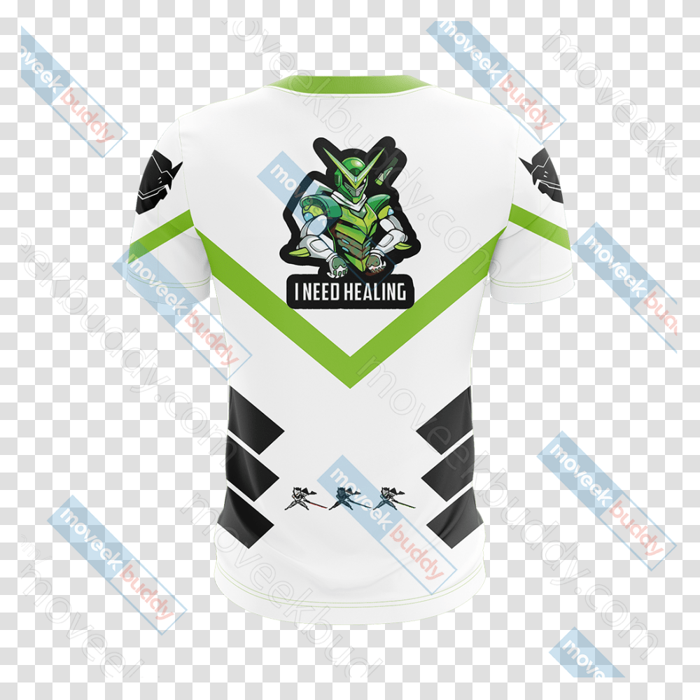 Genji Symbol Unisex 3d T Shirt Football Gear, Apparel, Jersey Transparent Png