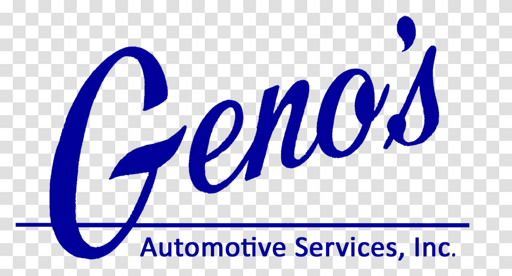 Geno S Automotive Service Logo Calligraphy, Word, Home Decor Transparent Png