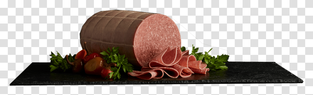 Genoa Salami Natural Casing Cervelat, Ham, Pork, Food Transparent Png