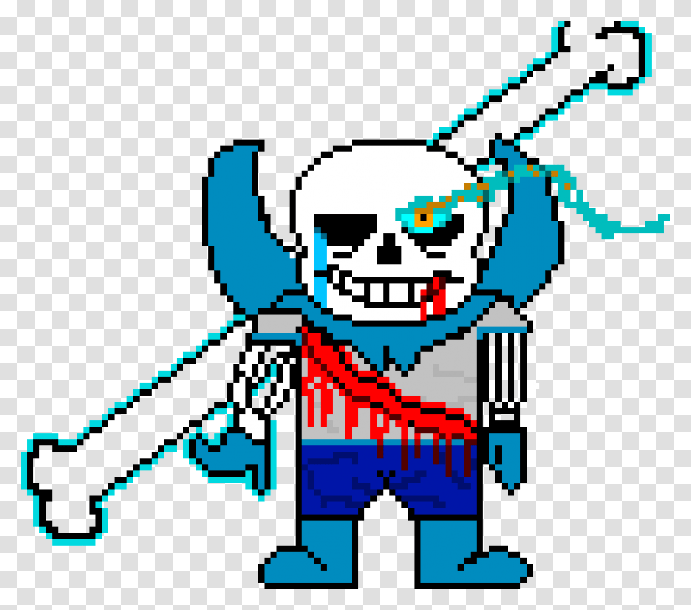 Genocide Swap Sans Colored Sprite By Supercrafterpl Genocide Swap Sans Sprite, Robot Transparent Png