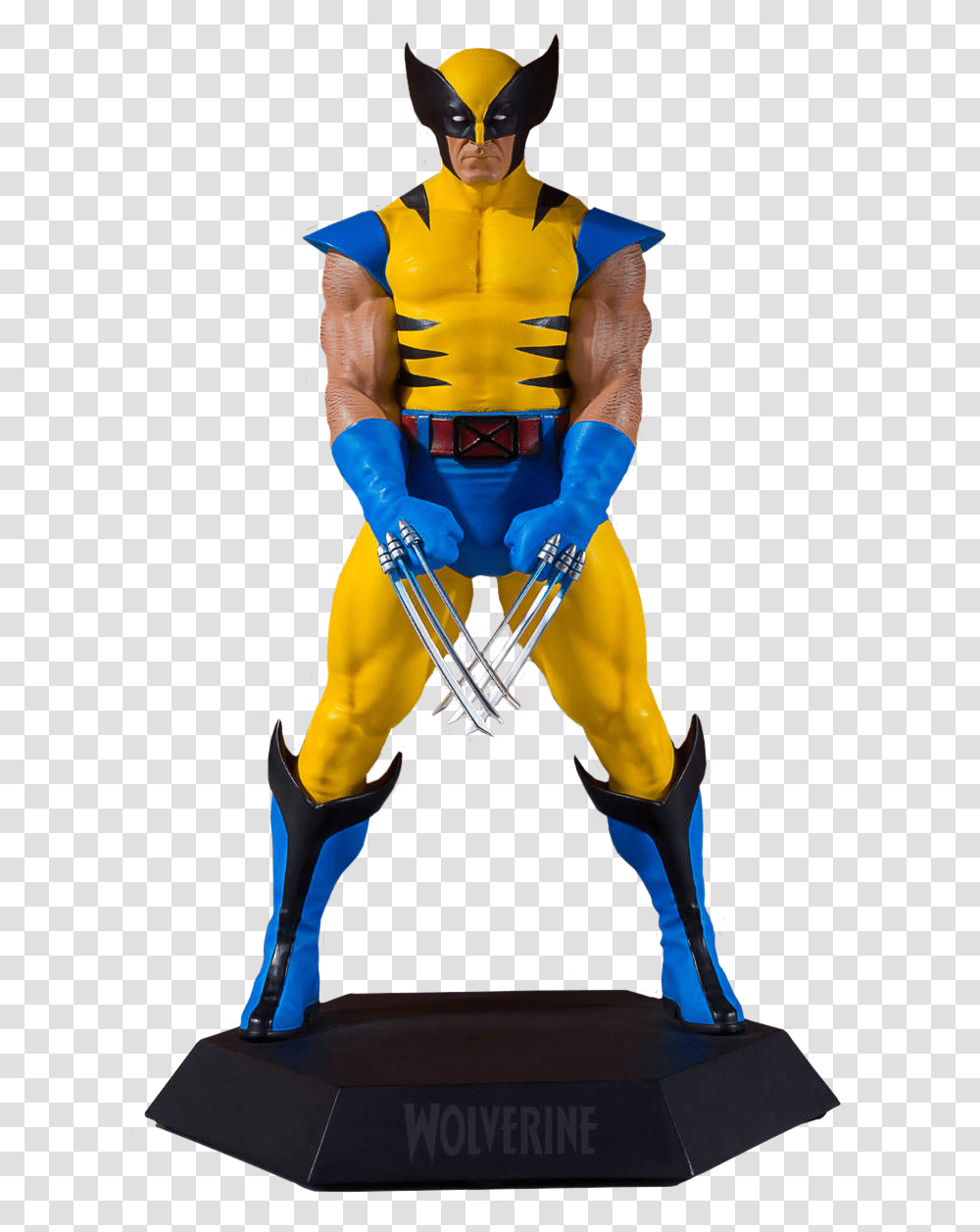 Gentle Giant Wolverine Statue, Person, Hand, People Transparent Png