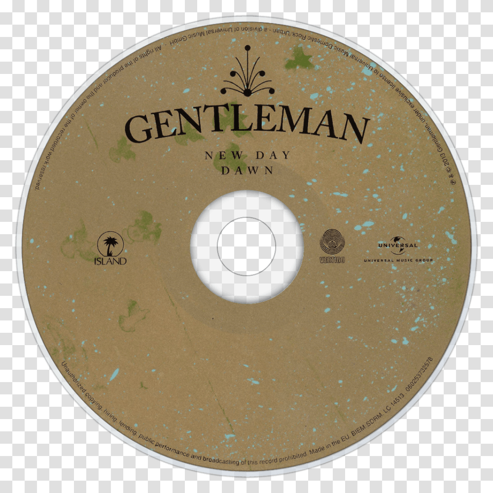 Gentleman New Day Dawn Cd Disc Image Circle, Disk, Dvd Transparent Png