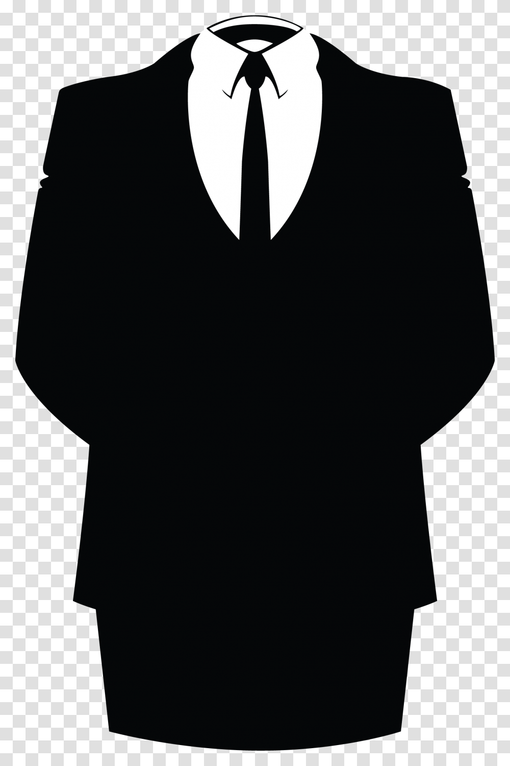 Gentleman Vector Suit Anonymous Suit, Silhouette, Sleeve Transparent Png