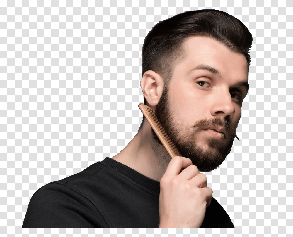 Gentstation - Gent Grooming Products Agency Beard Straightener Comb, Face, Person, Human, Hair Transparent Png