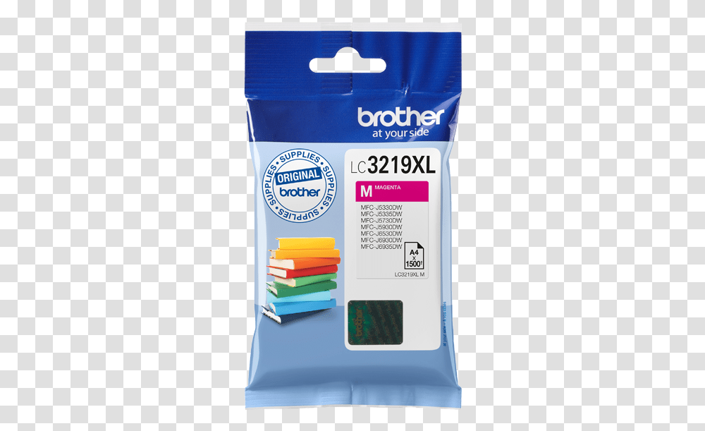 Genuine Brother Lc3219xlm Ink Cartridge In Magenta, Label, Paper, Poster Transparent Png