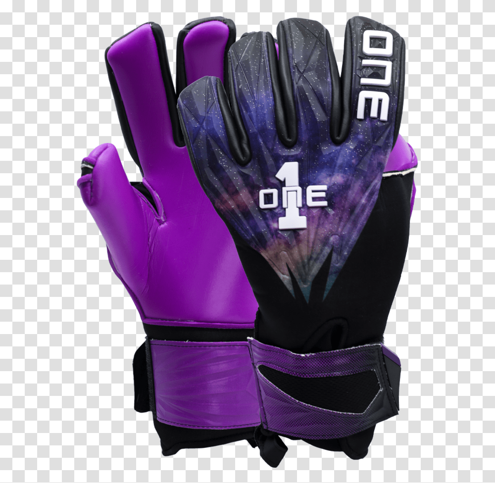 Geo Glv The One Glove Nebula Goalkeeper Glove Glove Purple And Black Goalkeeper Gloves, Apparel, Latex Clothing Transparent Png