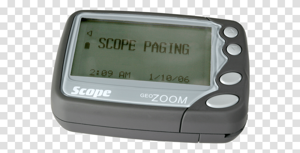 Geo Zoom Rechargeable Pager Pager, Mobile Phone, Electronics, Cell Phone, Clock Transparent Png
