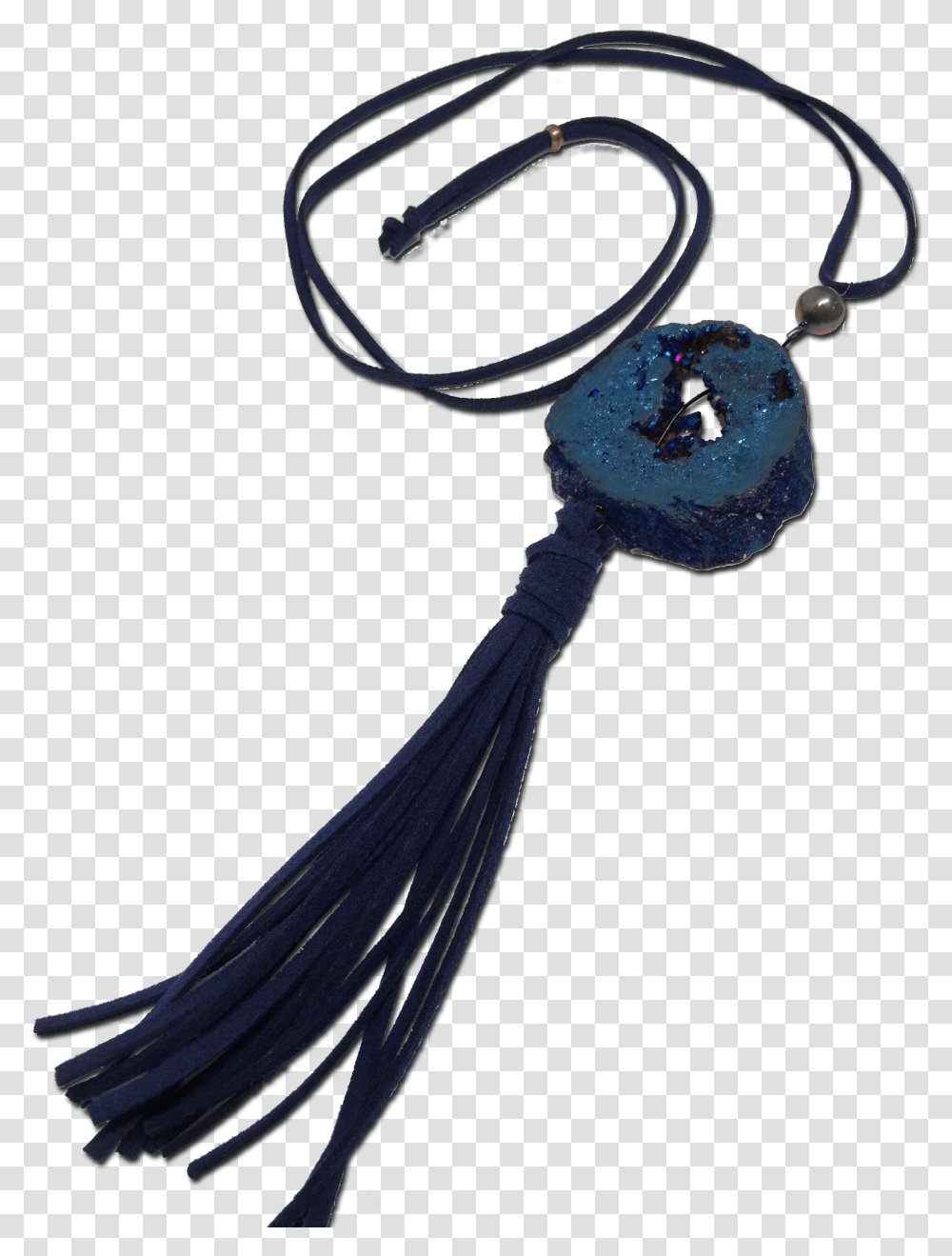 Geode Druzy Tassel Necklace Solid, Accessories, Accessory, Key, Pendant Transparent Png