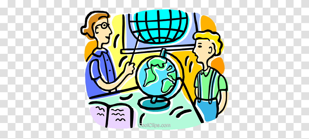 Geography Lesson Royalty Free Vector Clip Art Illustration, Outer Space, Astronomy, Planet, Blonde Transparent Png