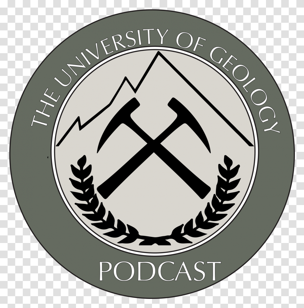 Geology Podcast Geologist Logo, Symbol, Trademark, Emblem, Grenade Transparent Png