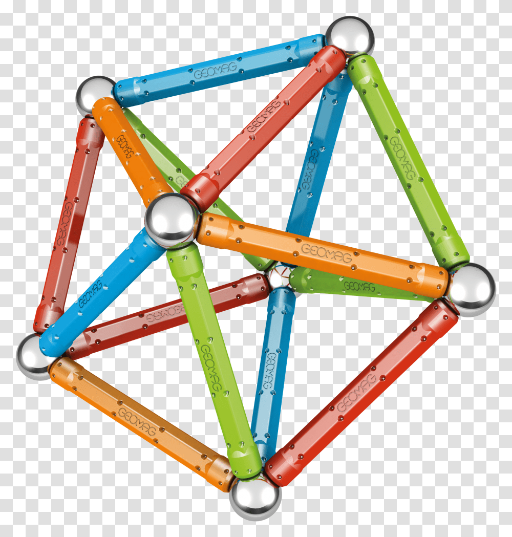 Geomag Confetti, Bow, Triangle, Construction Crane, Play Transparent Png